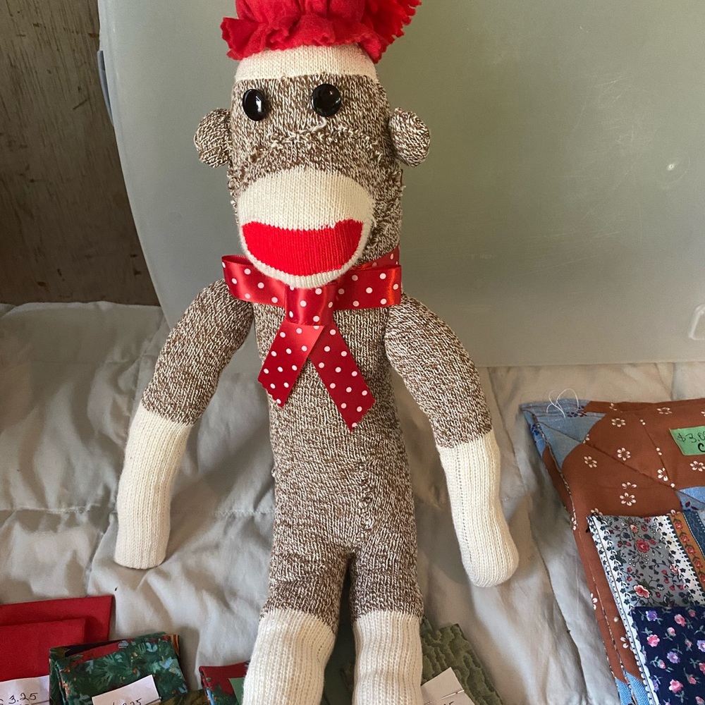 Handmade Sock Monkey